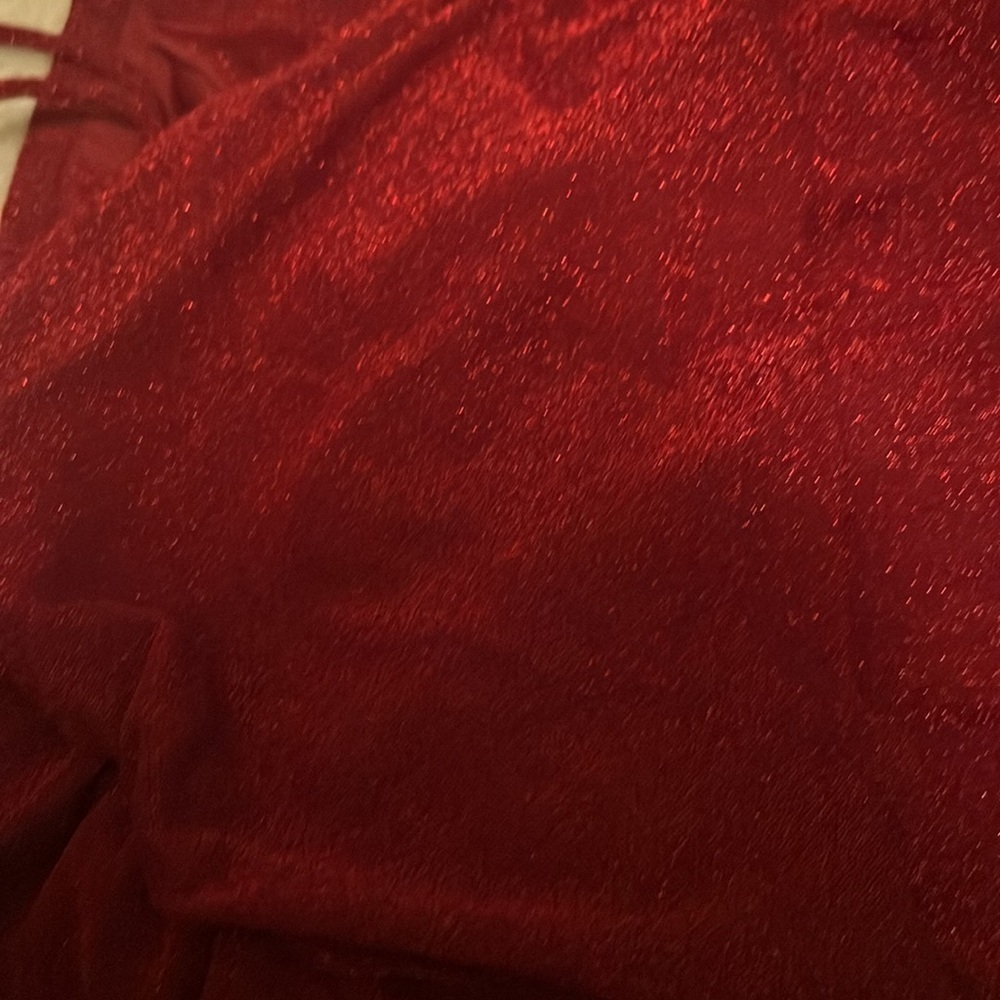 Reformation NWT Breslin Red Sparkle Dress - Picture 4 of 4